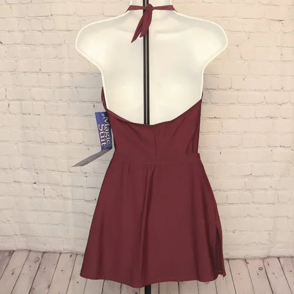 NWT Womens 10 Purple Miracle Suit and Matching Swim Skirt Size M - Picture 8 of 9